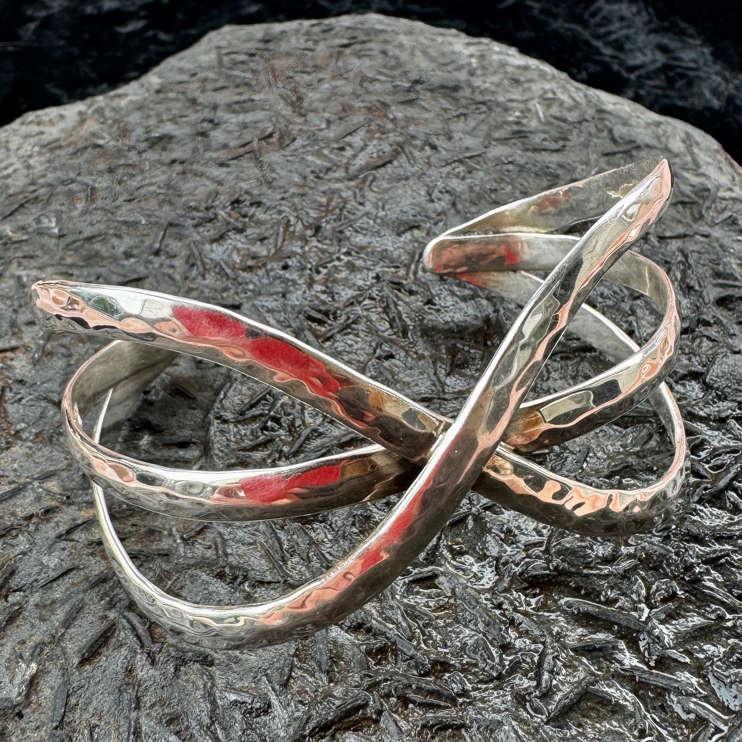 "X Factor" Sterling SIlver Cuff Bracelet