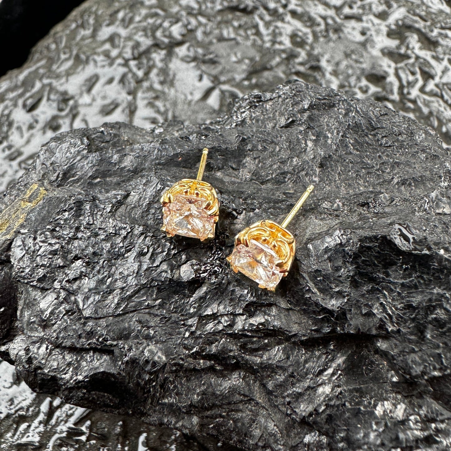 Cushion Cut Lab-Grown Diamond Earrings