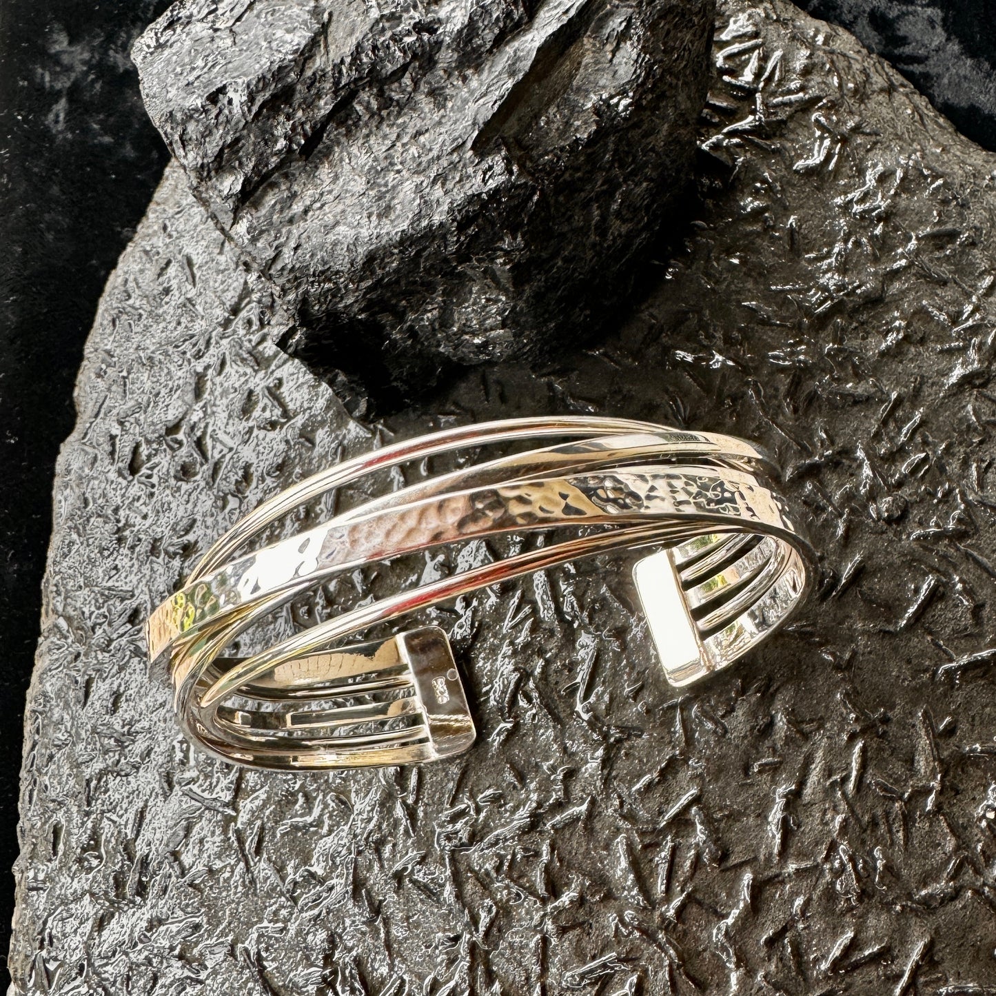 "Slash" Sterling Silver Cuff Bracelet