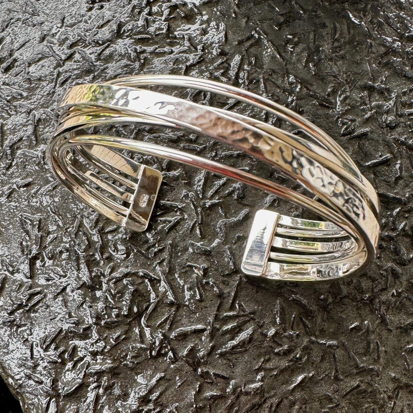 "Slash" Sterling Silver Cuff Bracelet