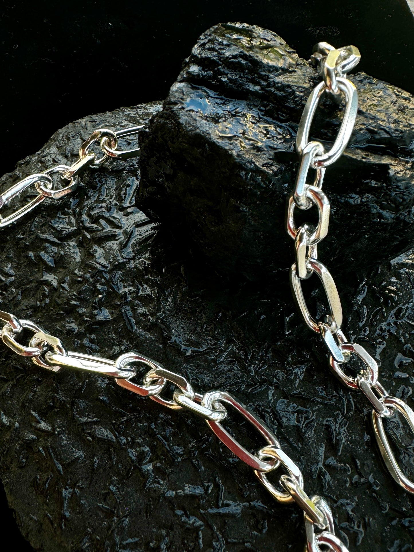 "CIAO BELLA" Sterling Silver Statement Chain