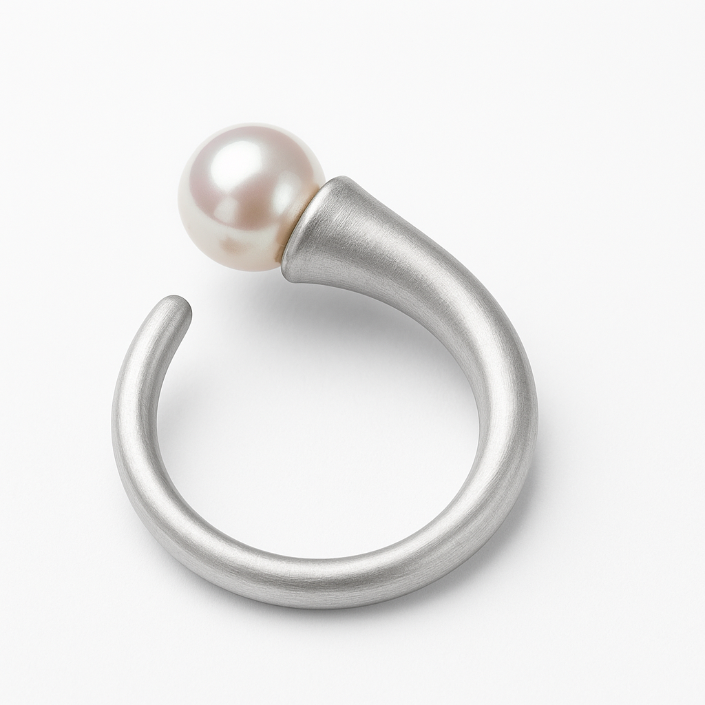 Chasing Ring in 14K Rose Gold